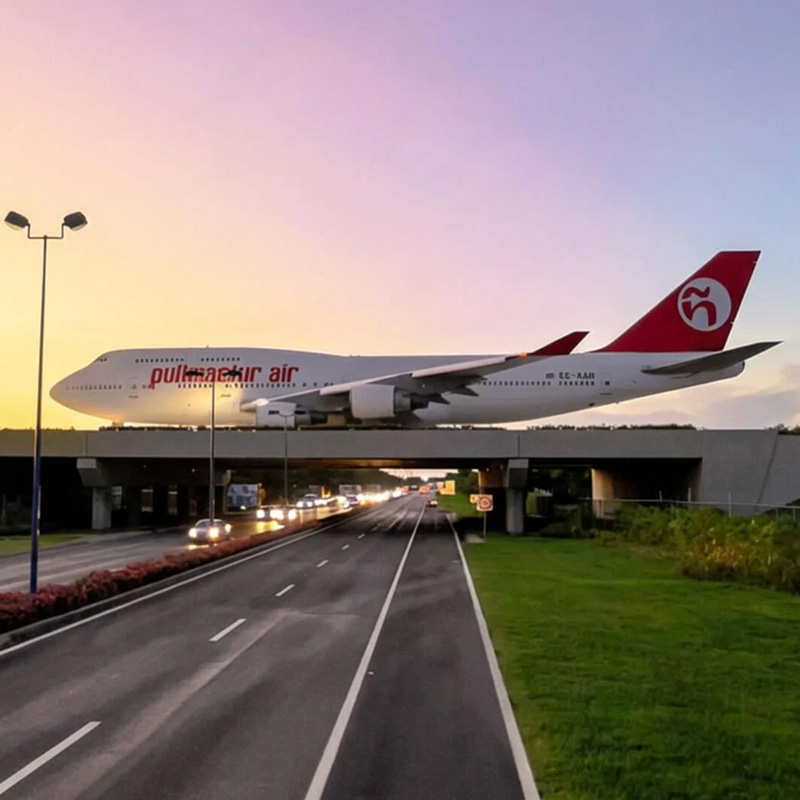 Avión despegando del Aeropuerto Internacional de Cancún